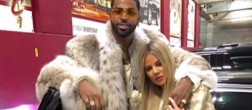 Khloe Kardashian and Tristan Thompson in an undated photo - YouTube/Wochit Entertainment