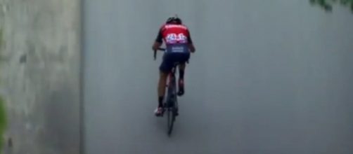 Vincenzo Nibali all'attacco al Giro di Polonia