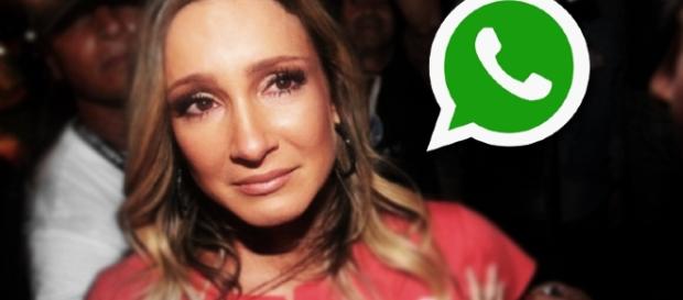 A cantora Claudinha causou polêmica em rede social A cantora Claudinha causou polêmica em rede social
