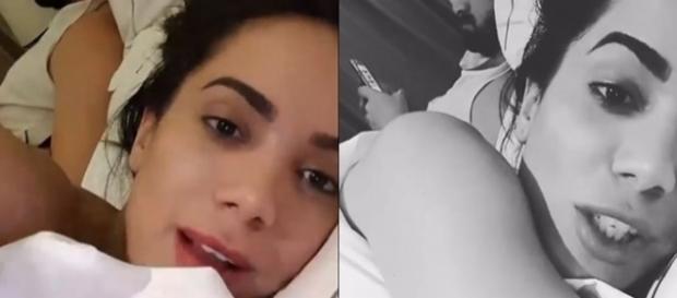 Anitta estava na cama com um amigo Anitta estava na cama com um amigo