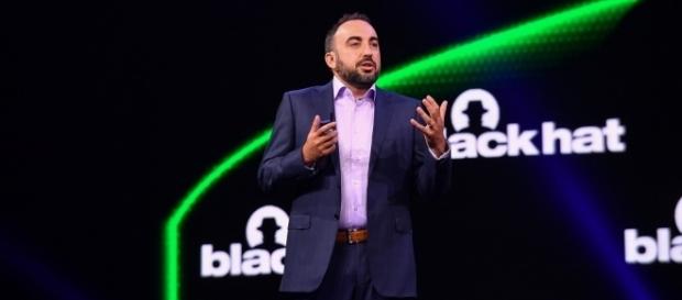 Facebook security chief Alex Stamos addressed the Black Hat conference in Las Vegas. (Photo via Flickr-Black Hat) Facebook security chief Alex Stamos addressed the Black Hat conference in Las Vegas. (Photo via Flickr-Black Hat)