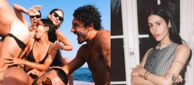 Stefano De Martino scherza con Gllda Ambrosio ed un gruppo di amici Stefano De Martino scherza con Gllda Ambrosio ed un gruppo di amici