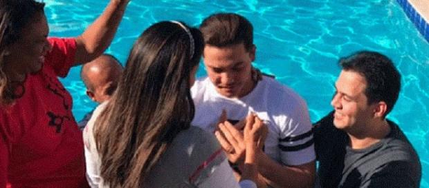 Wesley Safadão e esposa celebram um ano de casamento e se entregam ao Evangelho (Foto: Reprodução/Instagram) Wesley Safadão e esposa celebram um ano de casamento e se entregam ao Evangelho (Foto: Reprodução/Instagram)