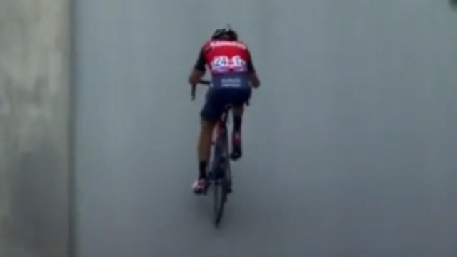 Vincenzo Nibali all'attacco al Giro di Polonia