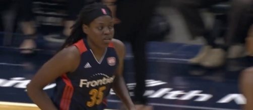 Jonquel Jones recorded another double-double and the Connecticut Sun outlasted Phoenix on Friday night. [Image via WNBA/YouTube]