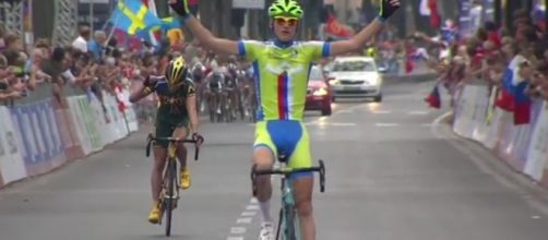 Mohoric, la vittoria ai Mondiali di Firenze