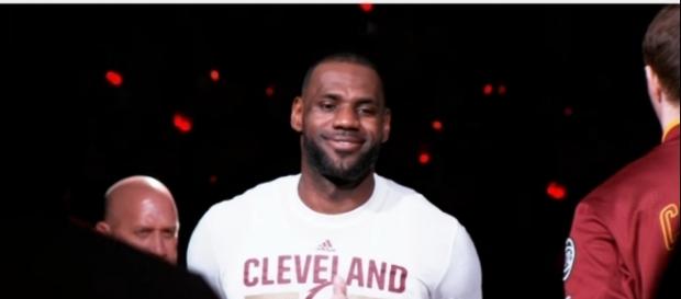 LeBon James is really on fire with his new workout video (via YouTube/NBA) LeBon James is really on fire with his new workout video (via YouTube/NBA)
