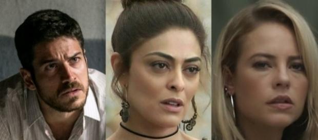 Zeca, Bibi e Jeiza em 'A Força do Querer' Zeca, Bibi e Jeiza em 'A Força do Querer'