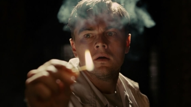 Leonardo Di Caprio in una scena del thriller 'Shutter Island'.