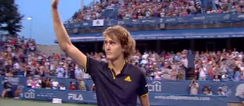 Alexander Zverev at City Open in Washington D.C./ Photo: screenshot via ATP World Tour official channel on YouTube