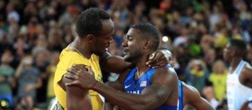 Usain Bolt gracious in defeat as he congratulates Justin Gatlin - thesun.co.uk
