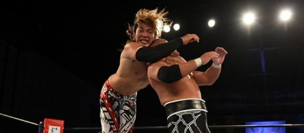 Tanahashi y su sling blade fueron claves en la lucha contra Ishii. njpw.co.jp. Tanahashi y su sling blade fueron claves en la lucha contra Ishii. njpw.co.jp.