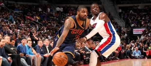 The Detroit Pistons are reportedly interesting in Kyrie Irving trade (via YouTube/NBA) The Detroit Pistons are reportedly interesting in Kyrie Irving trade (via YouTube/NBA)