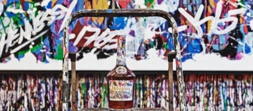 Hennessy limited edition bottle from artist JonOne (used with permission from Moet Hennessy)
