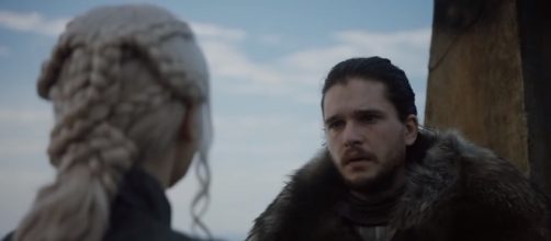 Jon Snow meets Daenerys Targaryen. Screencap: Doran Martell via YouTube