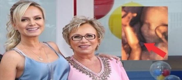 Dona Eva fala sobre a filha e a netinha Dona Eva fala sobre a filha e a netinha