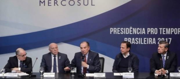 El presidente del grupo, el ministro Aloysio Nunes, exige a Venezuela "restaurar el orden democrático". El presidente del grupo, el ministro Aloysio Nunes, exige a Venezuela "restaurar el orden democrático".