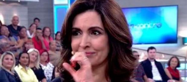 Fátima Bernardes homenageou o trabalho do artista Fátima Bernardes homenageou o trabalho do artista