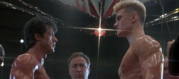 'Io ti spiezzo in due ...', la famosa sequenza tratta da 'Rocky IV' 'Io ti spiezzo in due ...', la famosa sequenza tratta da 'Rocky IV'