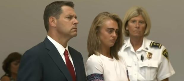 Michelle Carter photographed in court - YouTube/ABC News Michelle Carter photographed in court - YouTube/ABC News