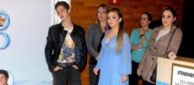 Os dois jovens vão trabalhar juntos na novela Os dois jovens vão trabalhar juntos na novela