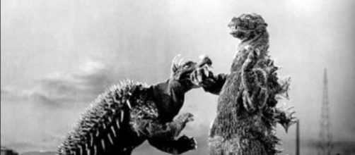 Godzilla_Raids_Again_(1955)_Godzilla_vs_Anguirus | CCO Public Domain Wiki
