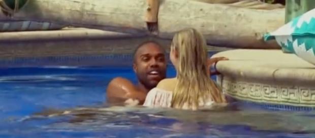 'Bachelor in Paradise' DeMario Jackson and Corinne Olympios (Image via Youtube Screenshot) 'Bachelor in Paradise' DeMario Jackson and Corinne Olympios (Image via Youtube Screenshot)