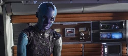 Karen Gillan's Nebula has gone through much character development throughout both "Guardians of the Galaxy" films. Youtube Screen grab]