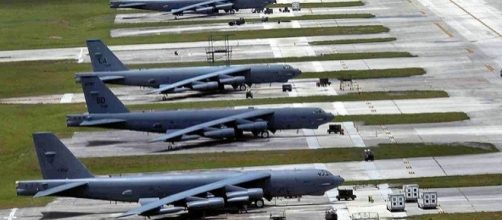 Air Force fighters, bombers, tankers at Andersen Air Force Base, Guam (credit – wikimediacommons)