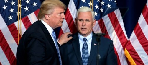 It’s not clear whether Pence is rooting for 2020 or if he’s anticipating Trump’s early exit. [Image via Wikimedia Commons]