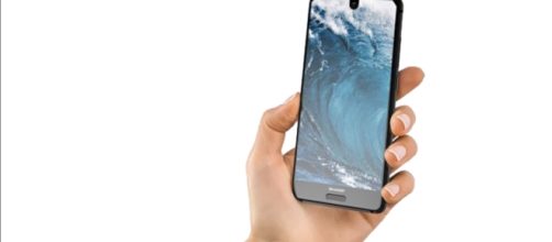 The Aquos S2 succeeds another bezel-less handset from Sharp, the Aquos Crystal. (via PhoneTech/Youtube)