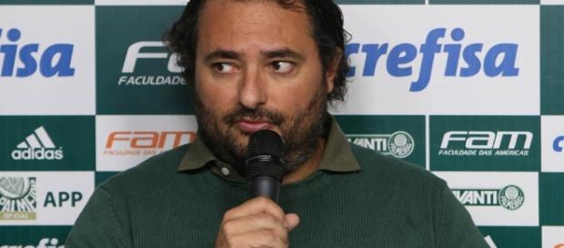 Alexandre Mattos, executivo de futebol do Palmeiras Alexandre Mattos, executivo de futebol do Palmeiras