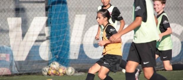 Ana Julia Mendonça durante gli allenamenti Ana Julia Mendonça durante gli allenamenti