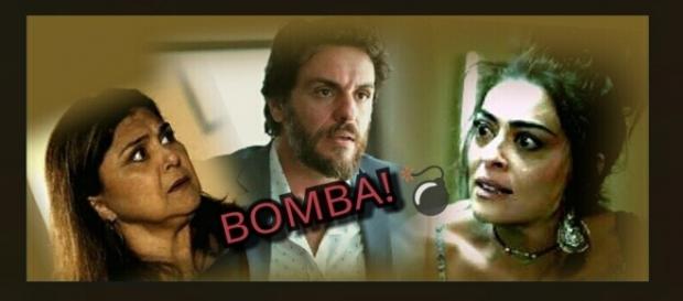 Bibi, Caio e sua mãe Aurora na novela Bibi, Caio e sua mãe Aurora na novela