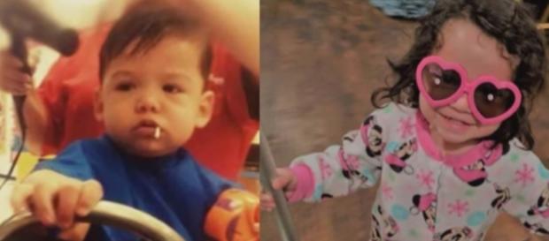 Two separate photos showing the two children of Cynthia Randolph. - YouTube/Inside Edition Two separate photos showing the two children of Cynthia Randolph. - YouTube/Inside Edition