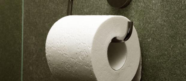 Unflushed toilet convicts California burglary suspect- https://commons.wikimedia.org/wiki/File:Toilet_paper_orientation_under.jpg Unflushed toilet convicts California burglary suspect- https://commons.wikimedia.org/wiki/File:Toilet_paper_orientation_under.jpg