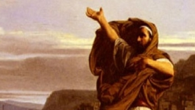 Démosthène se formant à l'art oratoire.