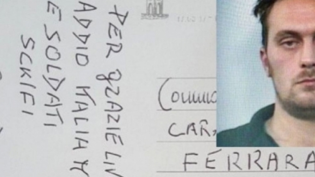 Igor il Russo lasciato andar via dai Carabinieri.