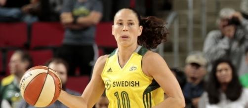 Sue Bird and Seattle are looking to clinch the final 2017 WNBA Playoff spot with a win on Friday. [Image via WNBA/YouTUbe]