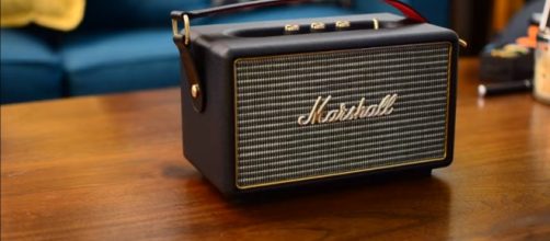 Marshall Stanmore is a small and portable version of the bluetooth speaker. (via AndrewOHara/Youtube)