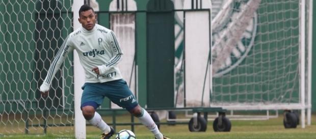 Borja tem atuado pouco com o técnico Cuca Borja tem atuado pouco com o técnico Cuca