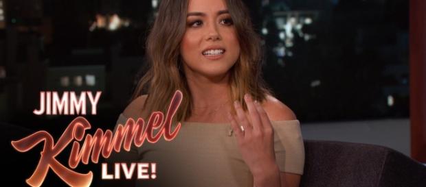 Chloe Bennet on Jimmy Kimmel Live! (Image Credit - Jimmy Kimmel Live!/YouTube Screen Shot) Chloe Bennet on Jimmy Kimmel Live! (Image Credit - Jimmy Kimmel Live!/YouTube Screen Shot)