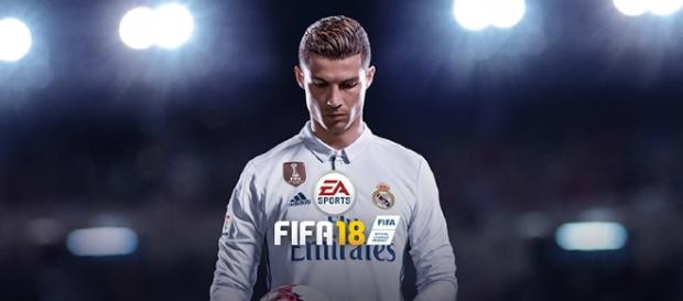 Cristiano Ronaldo sulla copertina di FIFA 18 Cristiano Ronaldo sulla copertina di FIFA 18