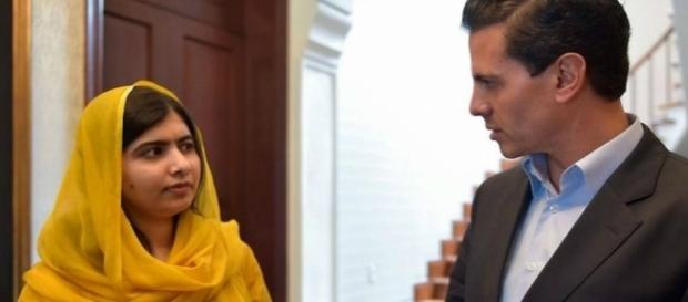Durante su visita a México, Malala se reunió con el presidente Enrique Peña Nieto para hablar sobre educación. Durante su visita a México, Malala se reunió con el presidente Enrique Peña Nieto para hablar sobre educación.