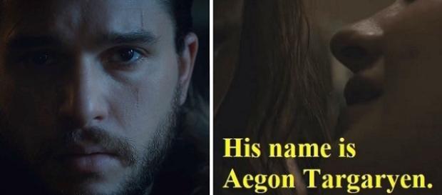 Jon Snow aka Aegon Targaryen. Screencap: TheGaroStudios, Stark via YouTube Jon Snow aka Aegon Targaryen. Screencap: TheGaroStudios, Stark via YouTube