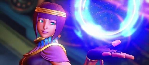 Menat from 'Street Fighter V' (image source: YouTube/Street Fighter) Menat from 'Street Fighter V' (image source: YouTube/Street Fighter)