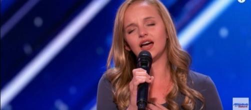 Evie Clair, Image Credit: America's Got Talent / YouTube screenshot