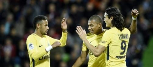 Paris SG, débuts en fanfare pour la triplette Mbappé-Cavani-Neymar ... - liberation.fr
