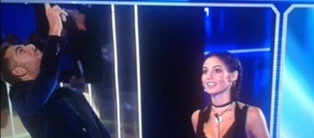 Daniele Bossari e Giulia De Lellis prima di entrare nella casa del GF Vip Daniele Bossari e Giulia De Lellis prima di entrare nella casa del GF Vip