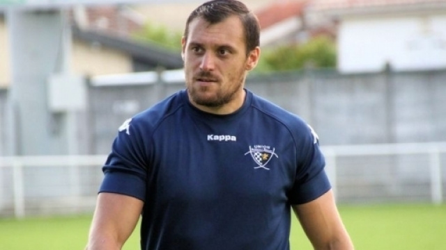 Lionel Beauxis, l'ouvreur du LOU a joué à la Section Palloise/ Rugby Scapulaire